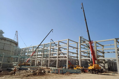 燃爆！100臺三一起重機遠征烏茲別克，參建中亞首個核電站